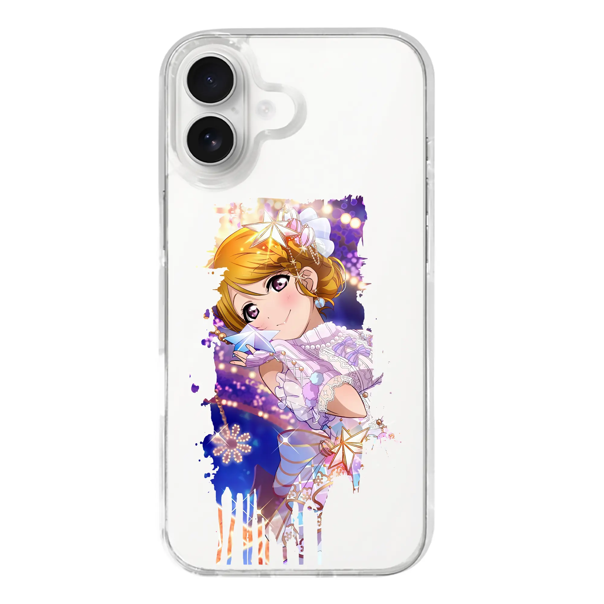 Love Live! グッズ,小泉花陽 - iPhone 17シリーズ 透明スマホケース – 薄型・耐衝撃・精密フィット保護カバー